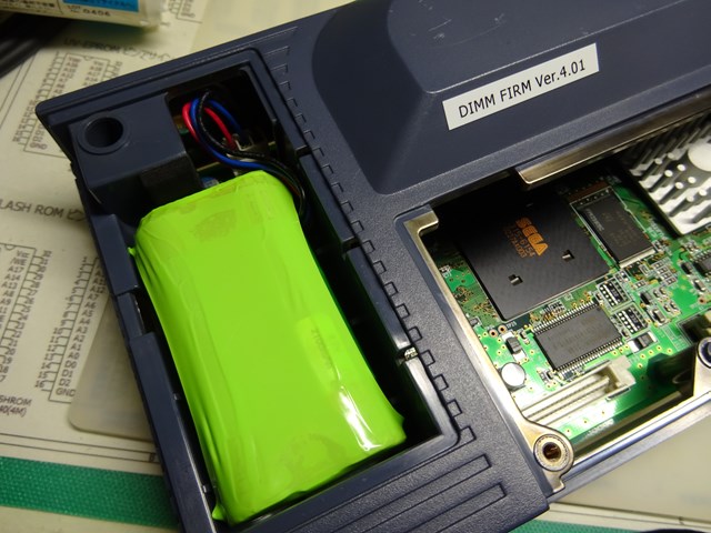 NAOMI DIMMボード用リチウムイオン充電池を交換してみた | BAKUTENDO