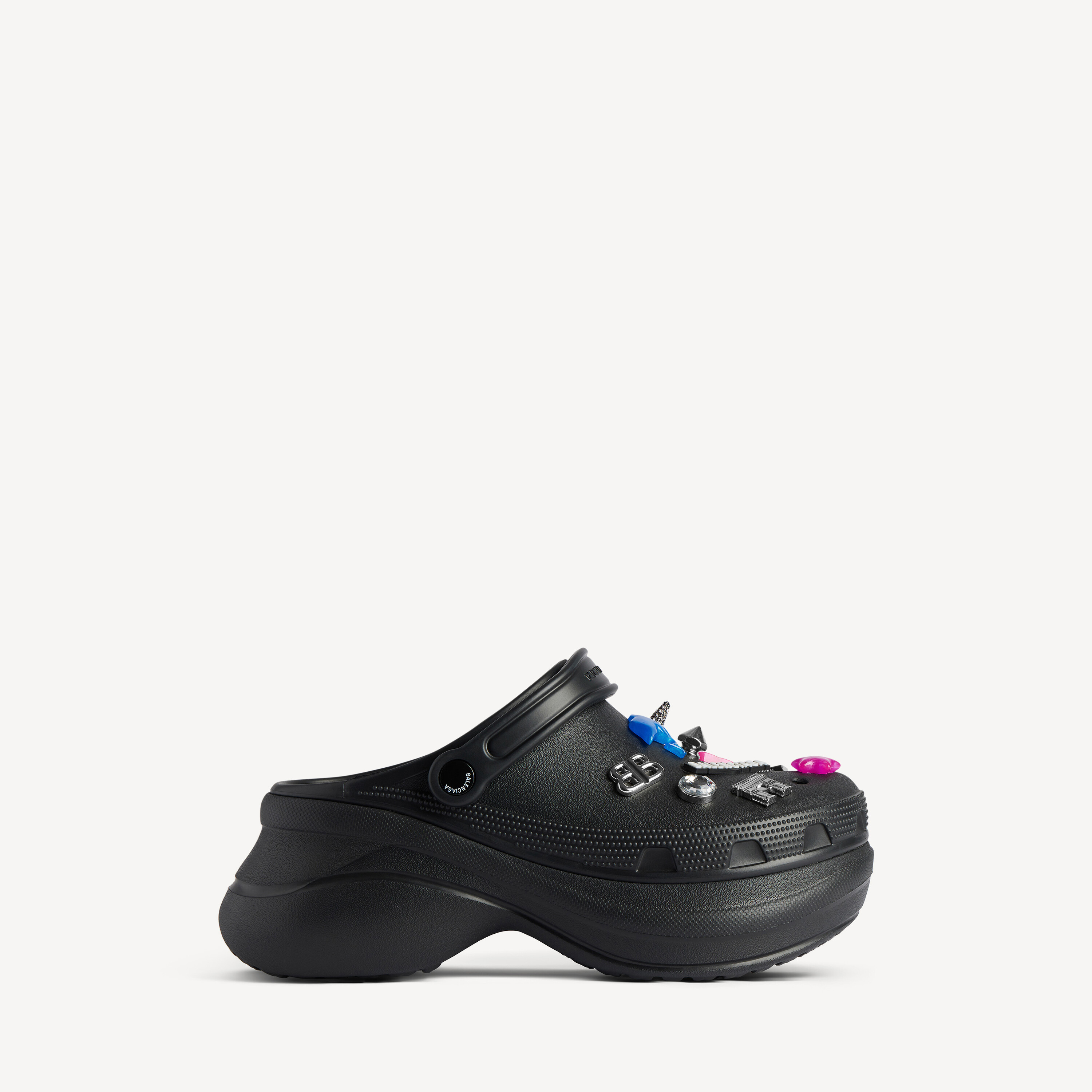 Women's Crocs™ Mule Jibbitz™ in Black | Balenciaga US