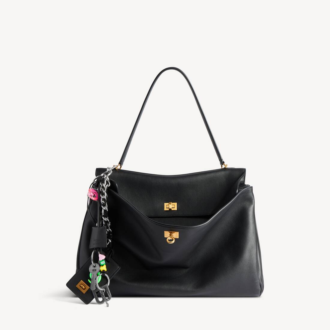 ブラック/ホワイト の ウィメンズ キーリング Rodeo タグ フルチャーム