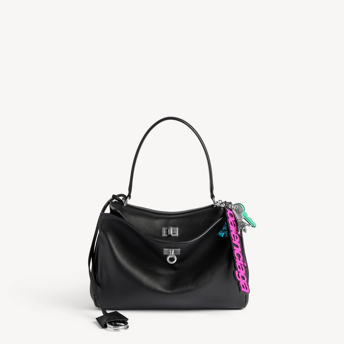 ピンク/ブラック の ウィメンズ Biker Balenciaga チャーム/キーリング