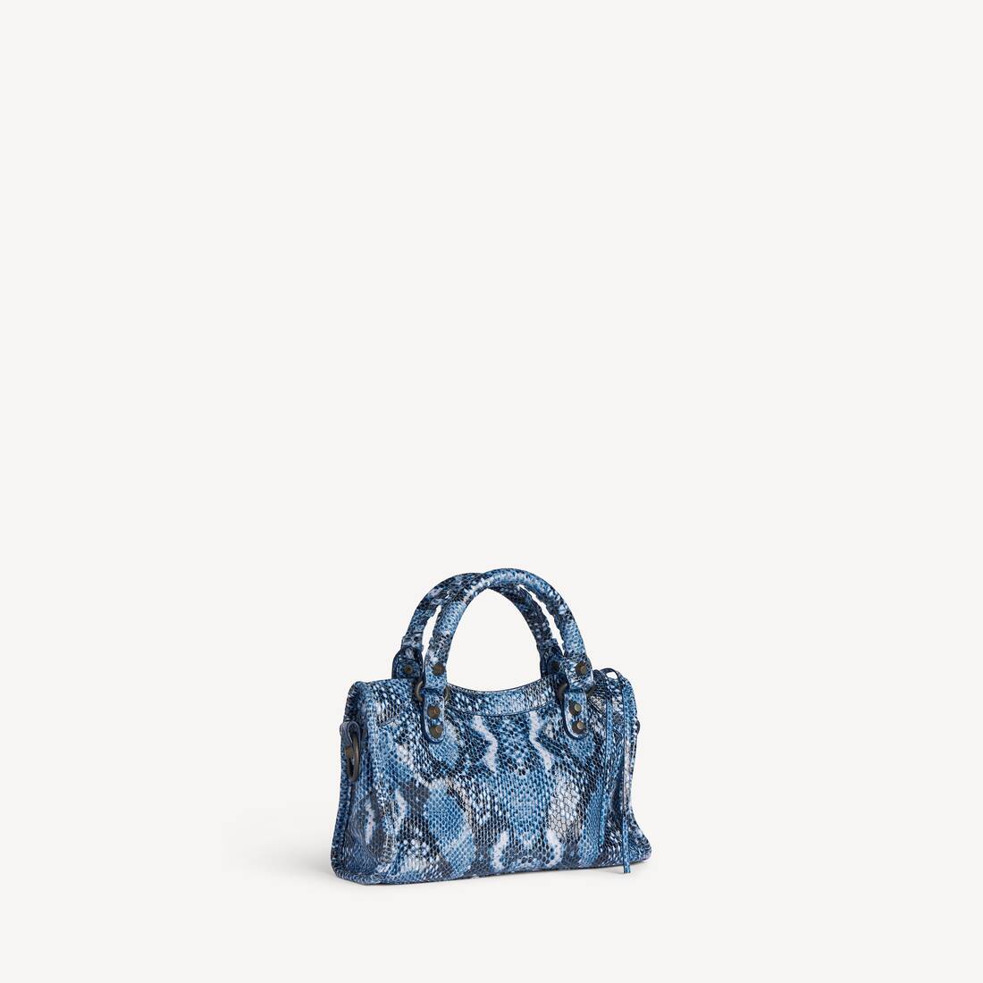 Women's Le City Bag Mini in Blue | Balenciaga US