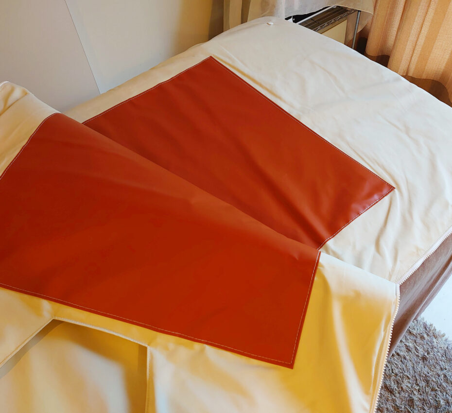 高千穂の岩盤使用のヒートマット、パワースポットの癒しをサロンや自宅