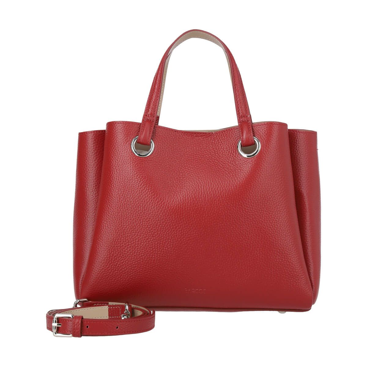 シュリンクレザー3層ハンドバッグ | バルコス公式オンラインショップ