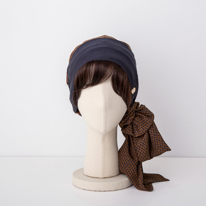 SCARF HAT (M) / Antique-Brown – BAREN（バレン）
