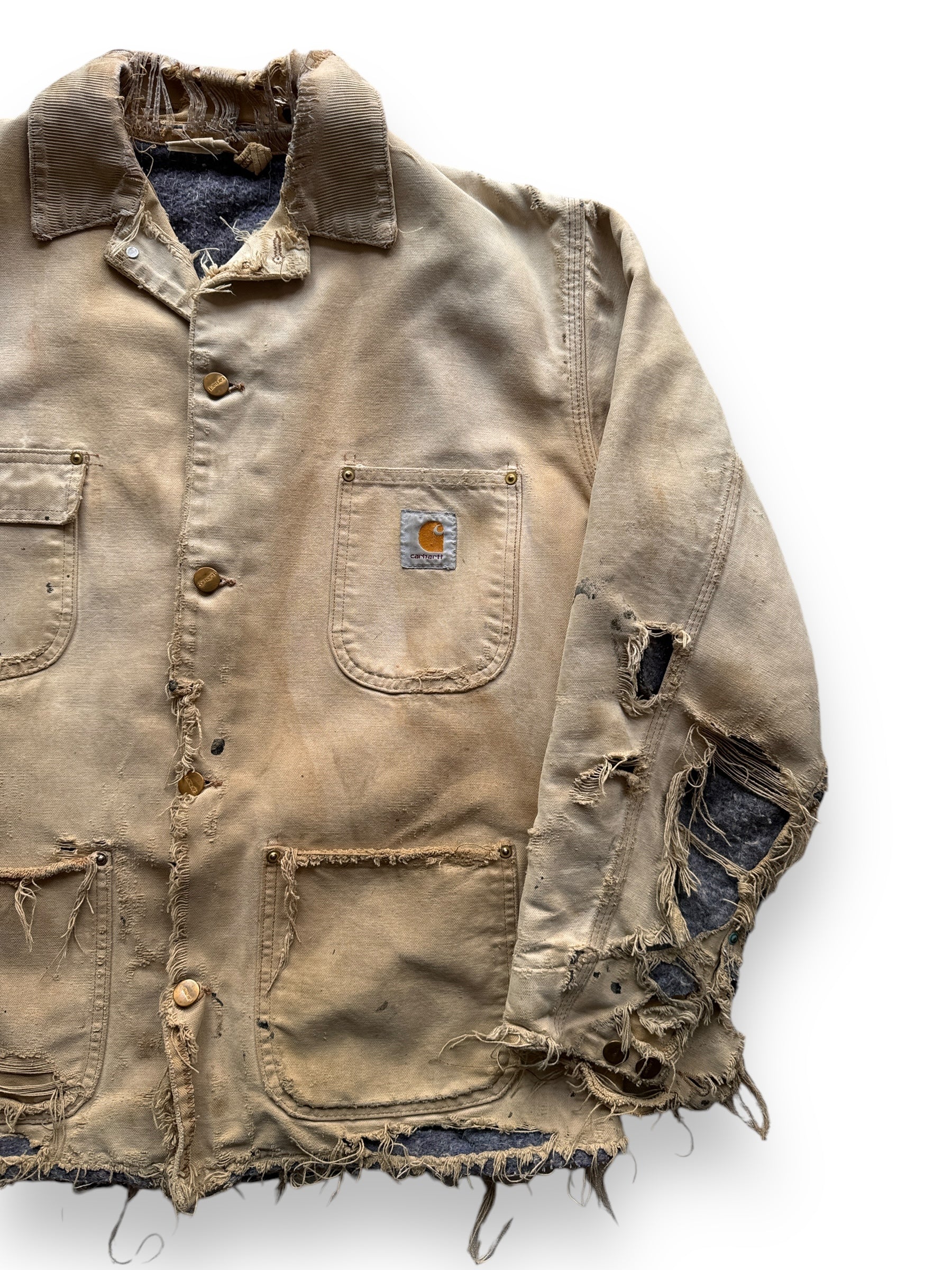 Vintage Lightly Worn Carhartt Chore Jacket SZ L – The Barn Owl
