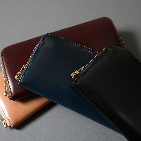 Cordovan × 栃木レザー】Round Zip Long Wallet LE-4318 – BARNS