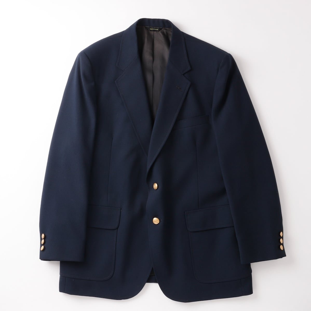 美品 80's 90's Old England ダブルブレストネイビーブレザー 美品