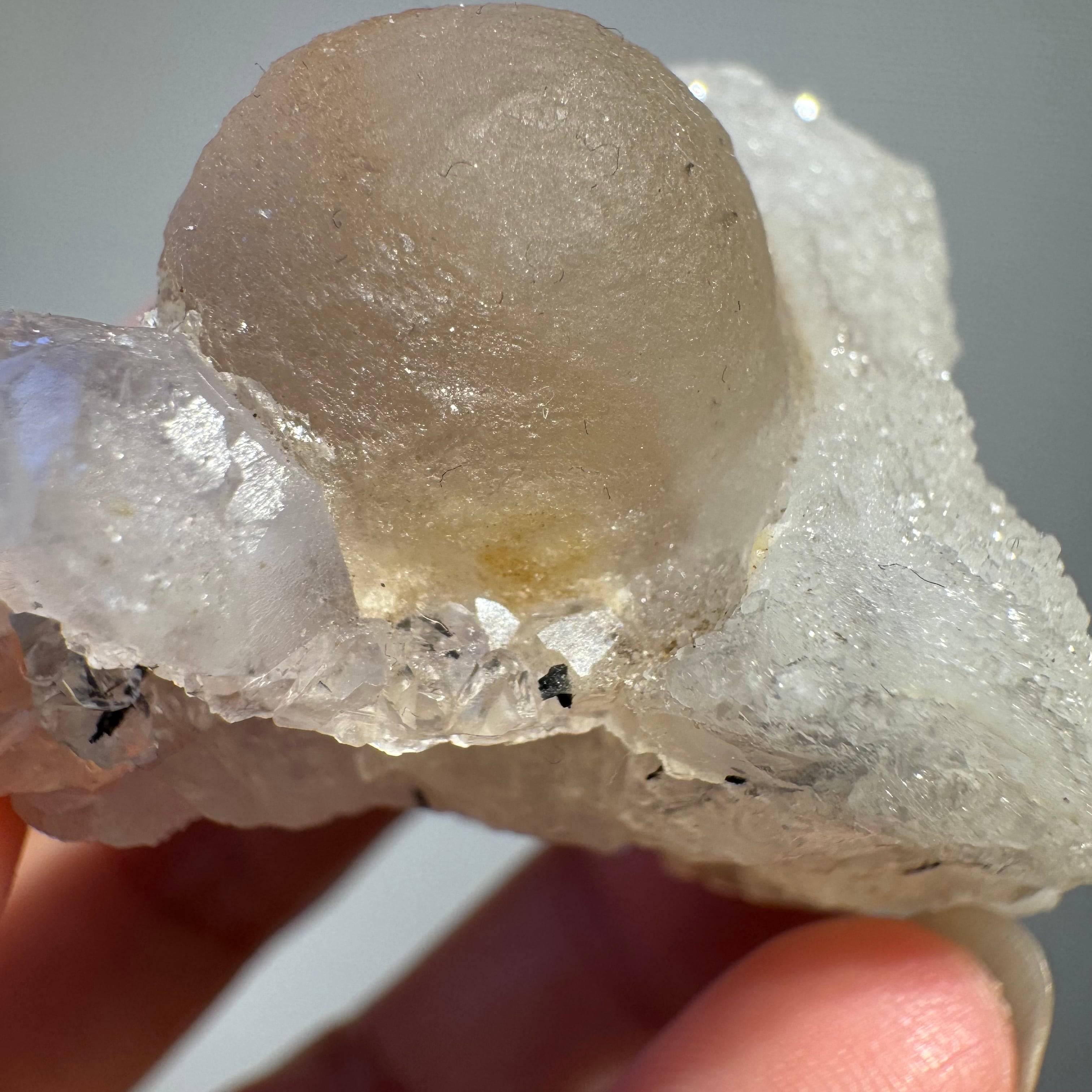 ポンデリングフローライト母岩付き＊ブドウ状蛍石原石＊251003＊天然石