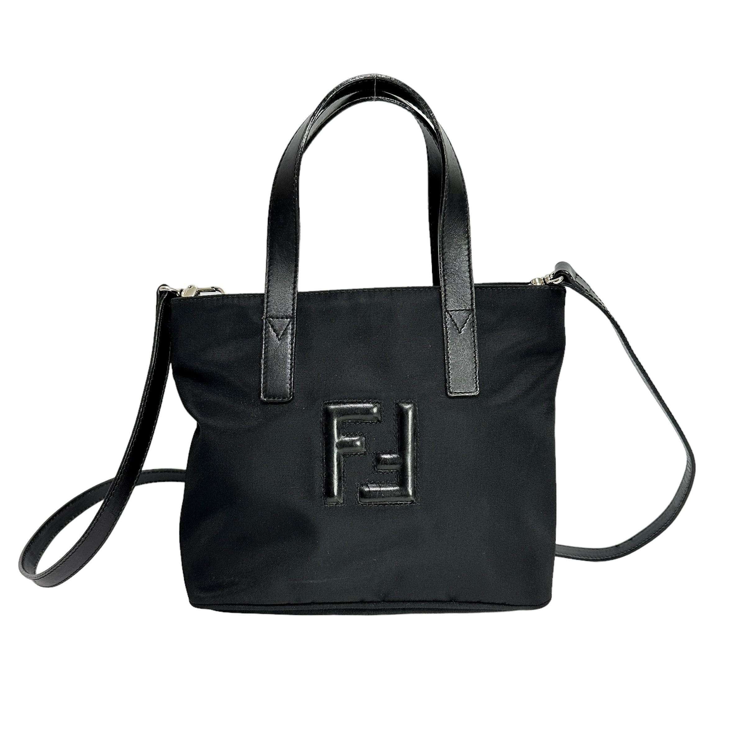 FENDI フェンディ ナイロン 2WAYバッグ ブラック 11619-202310 | rean