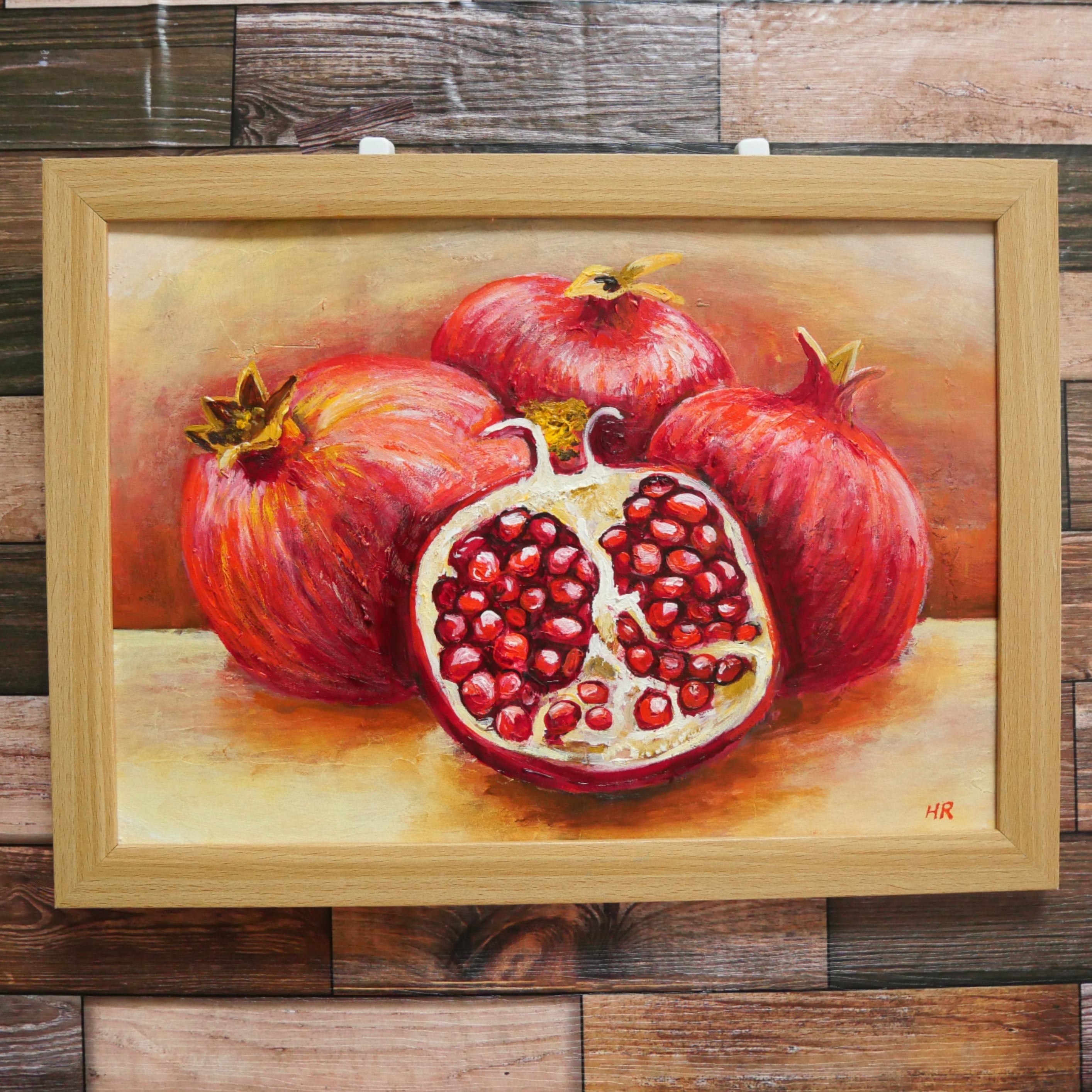 油絵 絵画 【ザクロ】 | HIROSHI1990