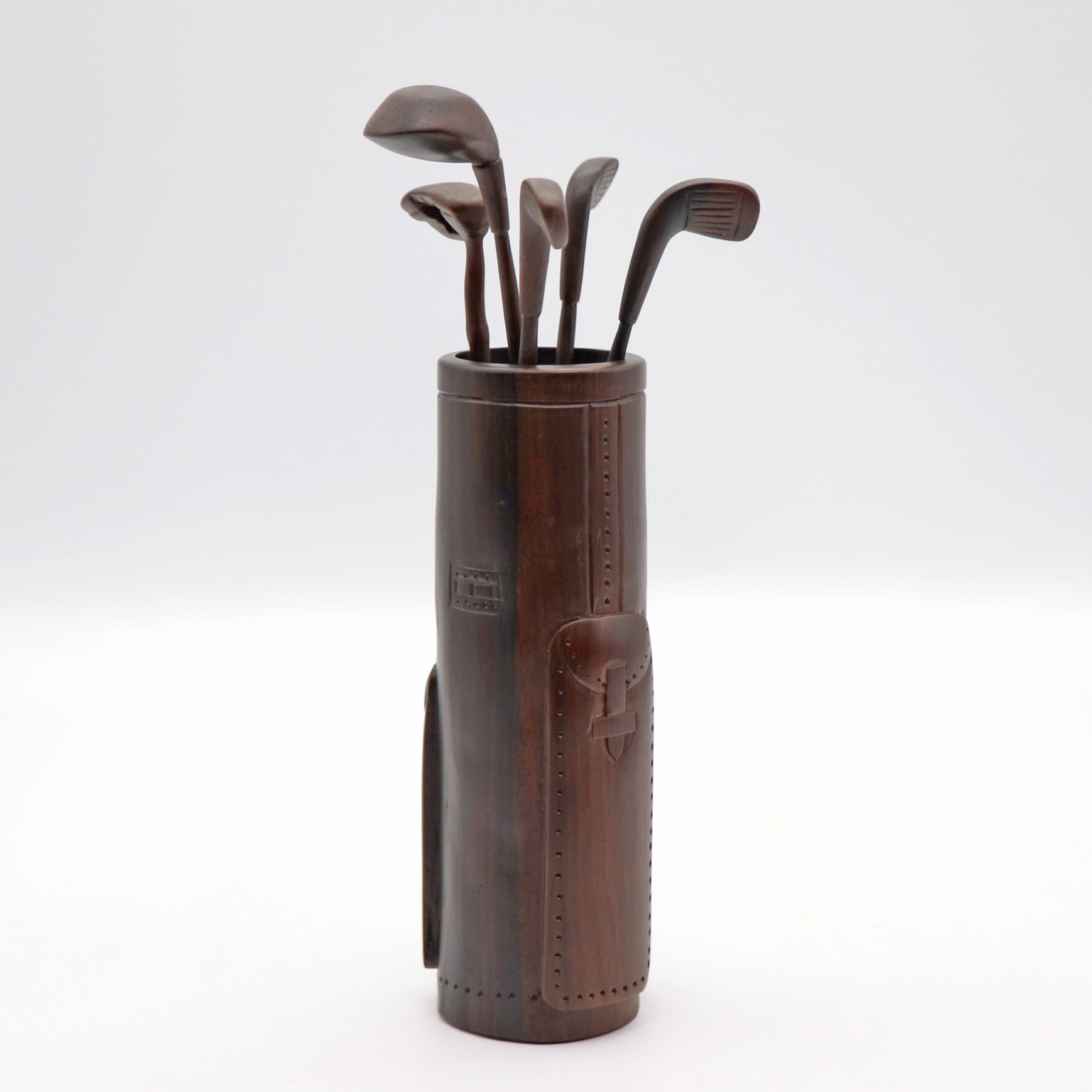 木製ミニチュア・ゴルフクラブ・置物・インテリア・No.220709-14・梱包