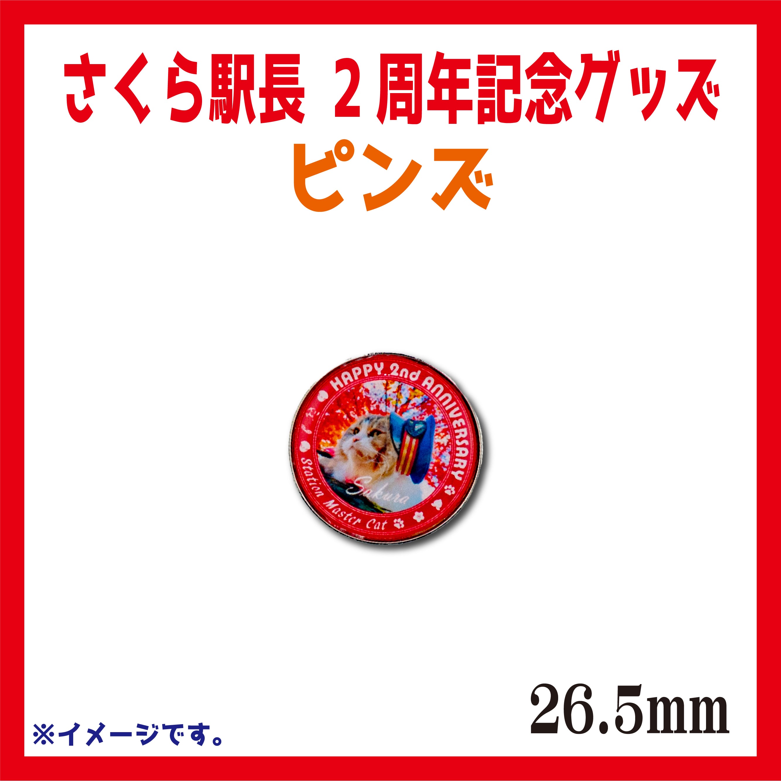 2周年記念】ピンズ | Station Master Cat