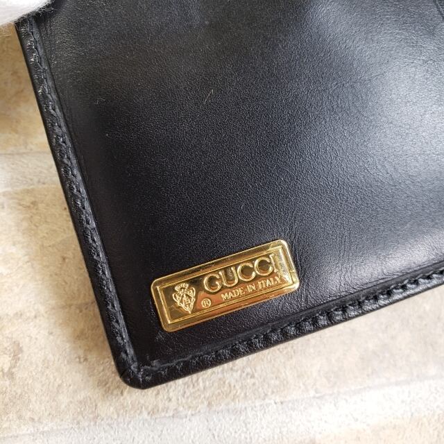 美品 オールドグッチ ☆ ヴィンテージ GG柄キャンバス レザー コンビ