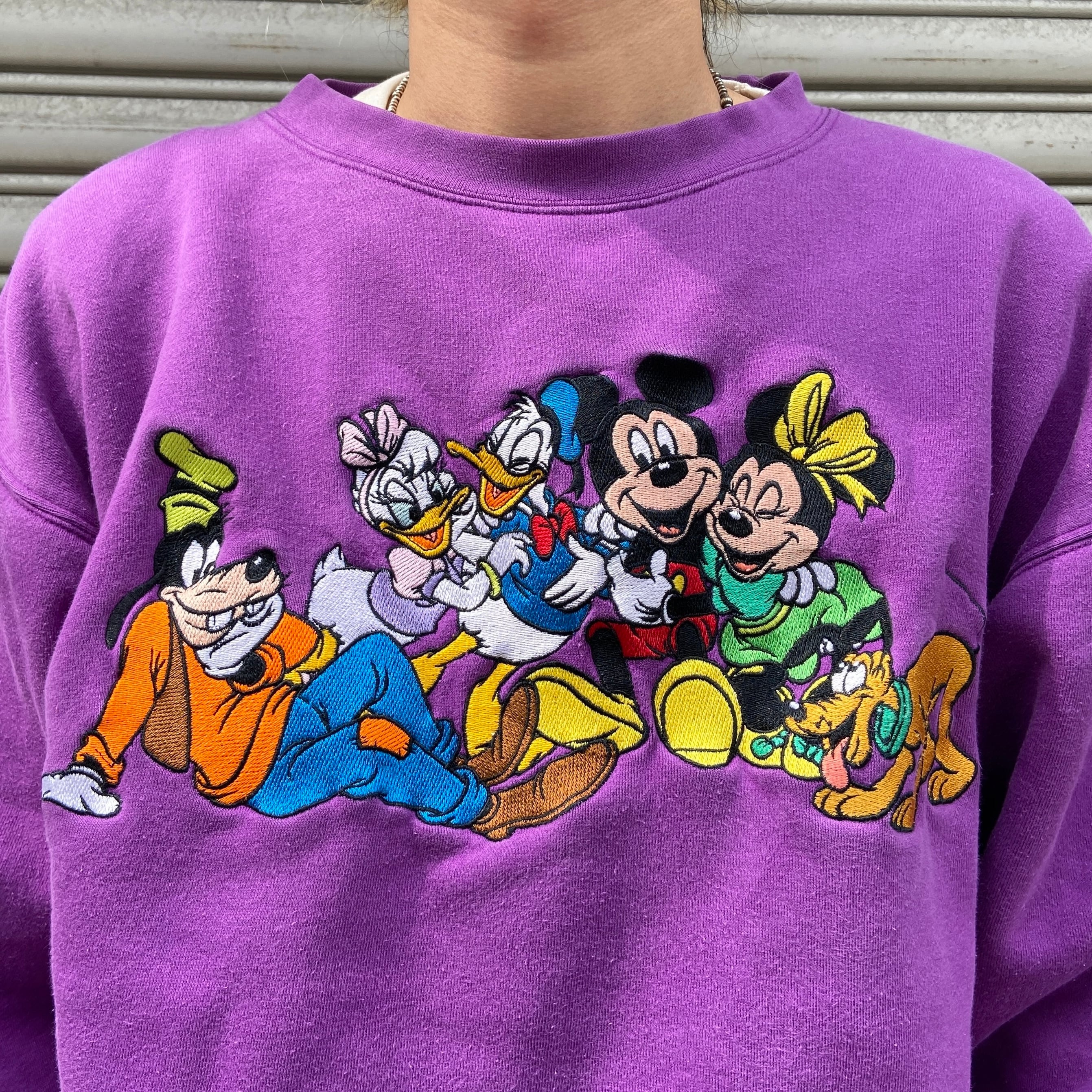 90s ディズニー スウェット トレーナー ミッキーマウス Lサイズ