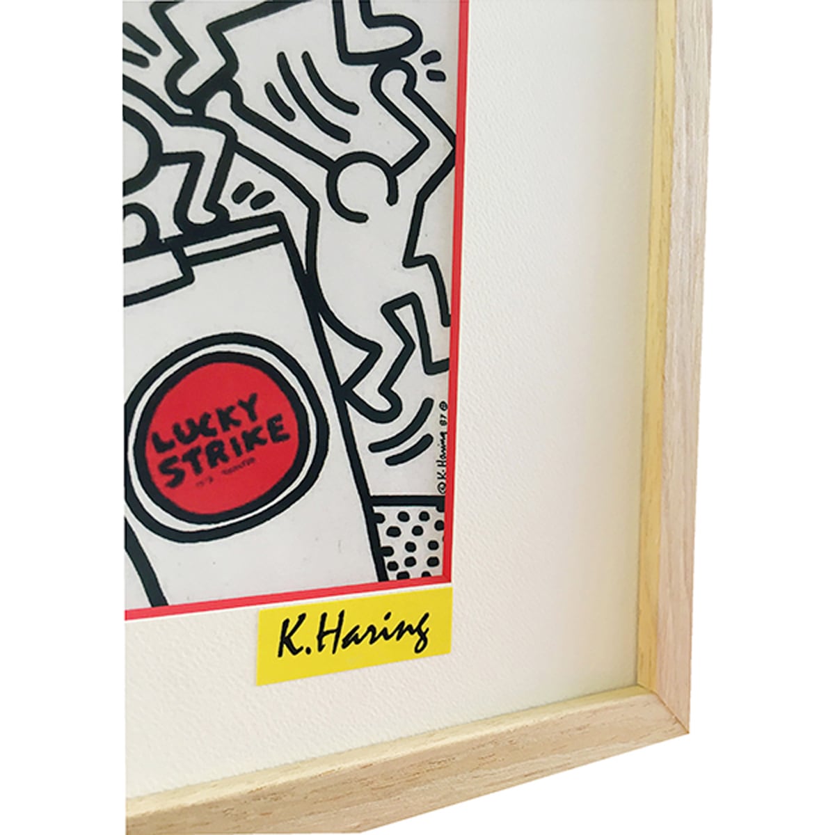 額縁付き] キース・ヘリング「Untitled」アートポスター ストリート