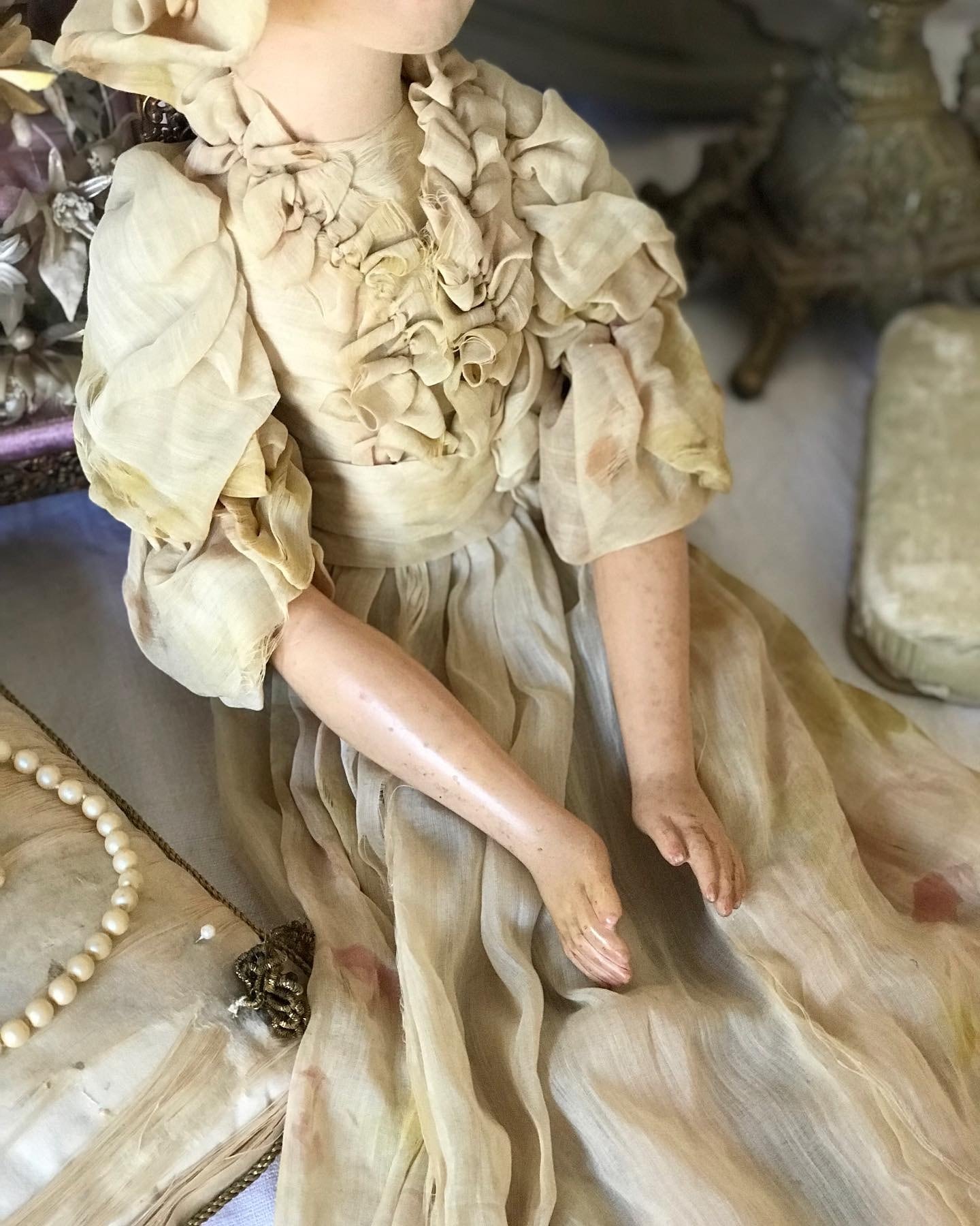 1920s フレンチアンティーク ブドワールドール | hazel anne btdafa