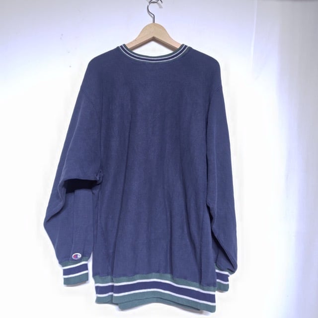 Big Size & Mint Condition !! 1990s Champion Reverse Weave Navy