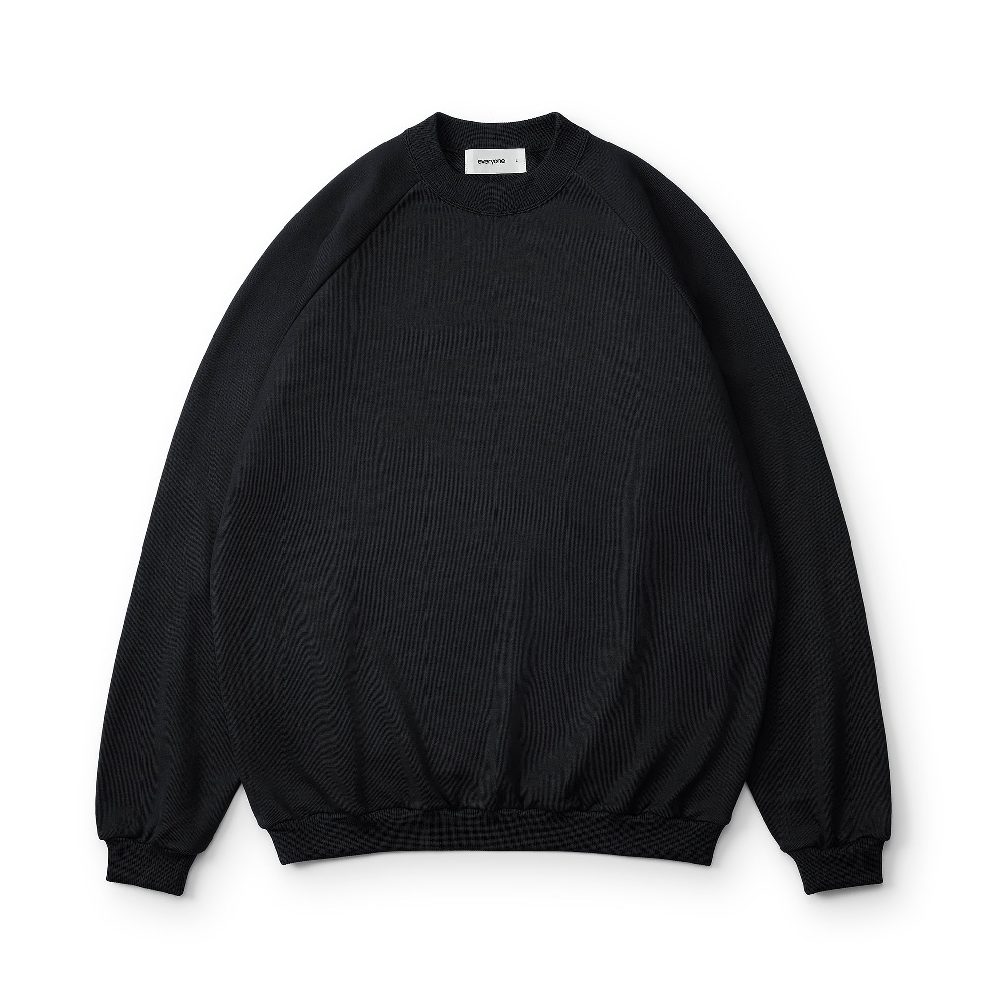everyone luxury cotton crew neck sweatshirt (NAVY) | everyone