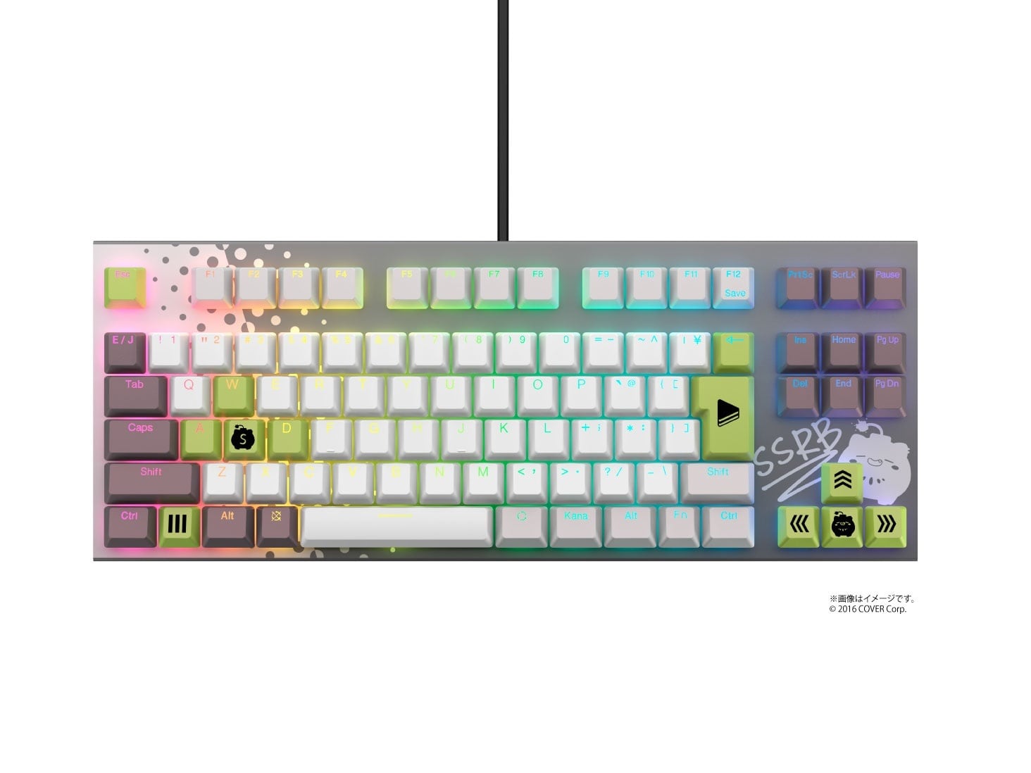 REALFORCE ✕ hololive GX1 Keyboard 獅白ぼたん モデル（英語配列