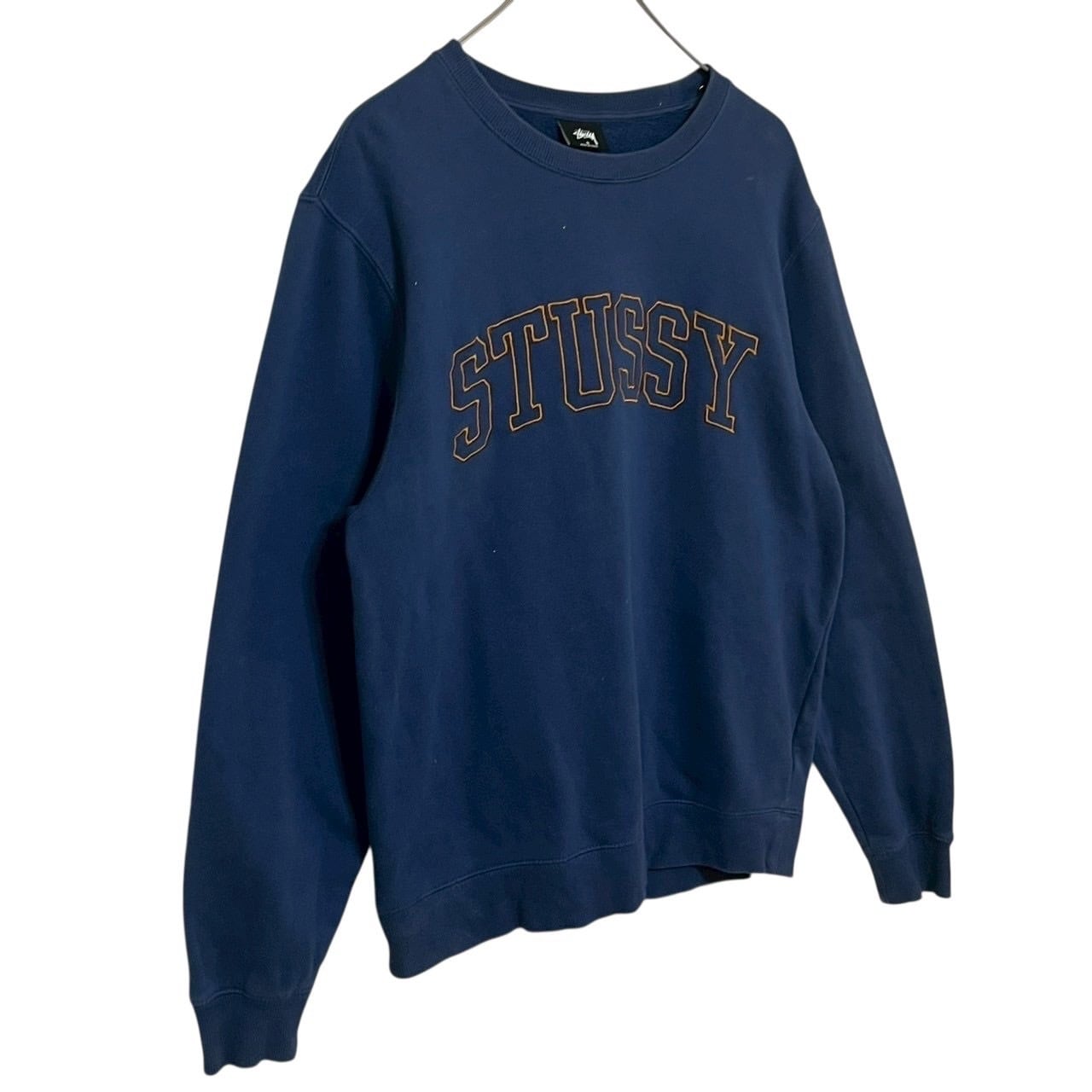stussy ステューシー スウェット トレーナー S センターロゴ 刺繍ロゴ