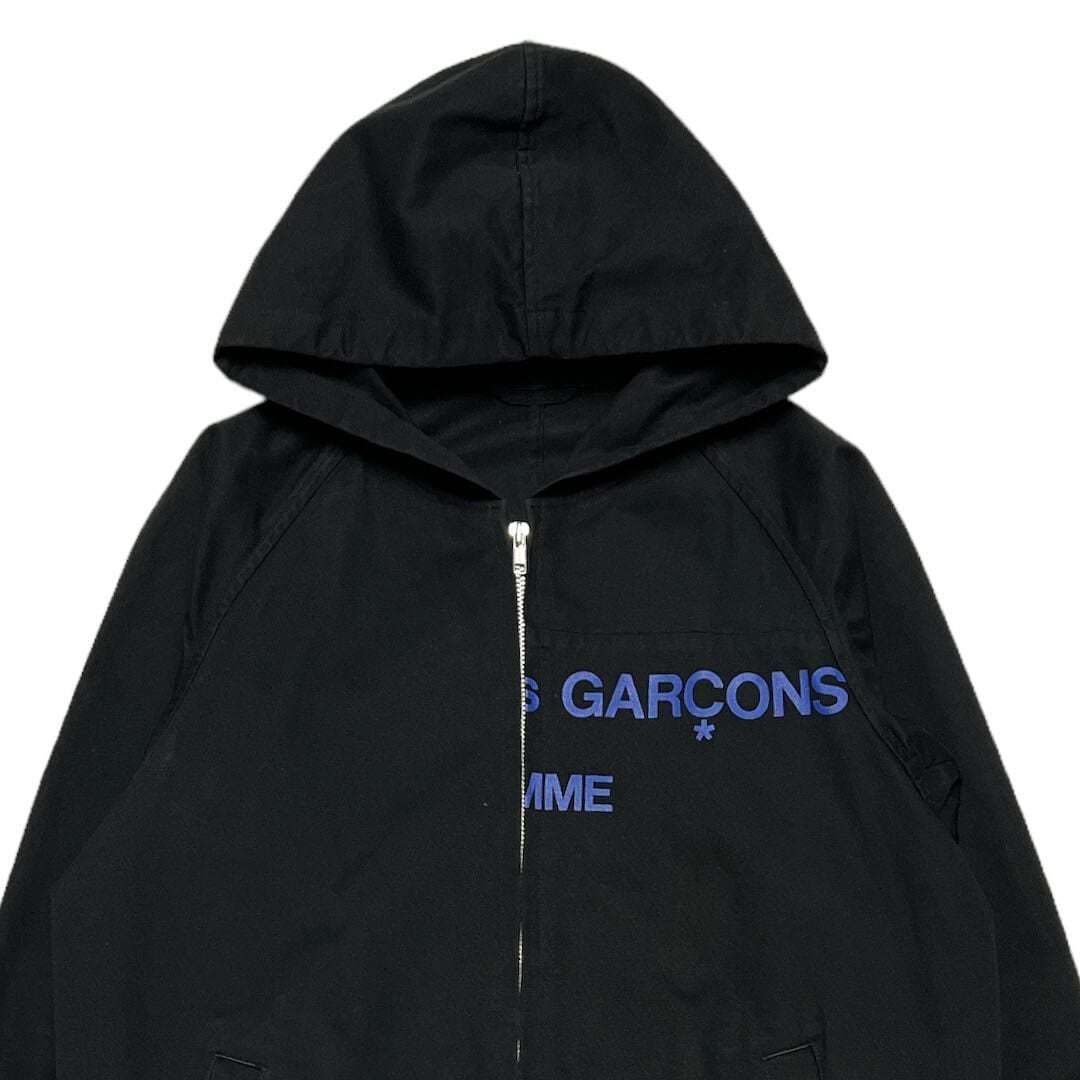 COMMEdes GARCONS HOMME Split Logo Hoodied Jacket 