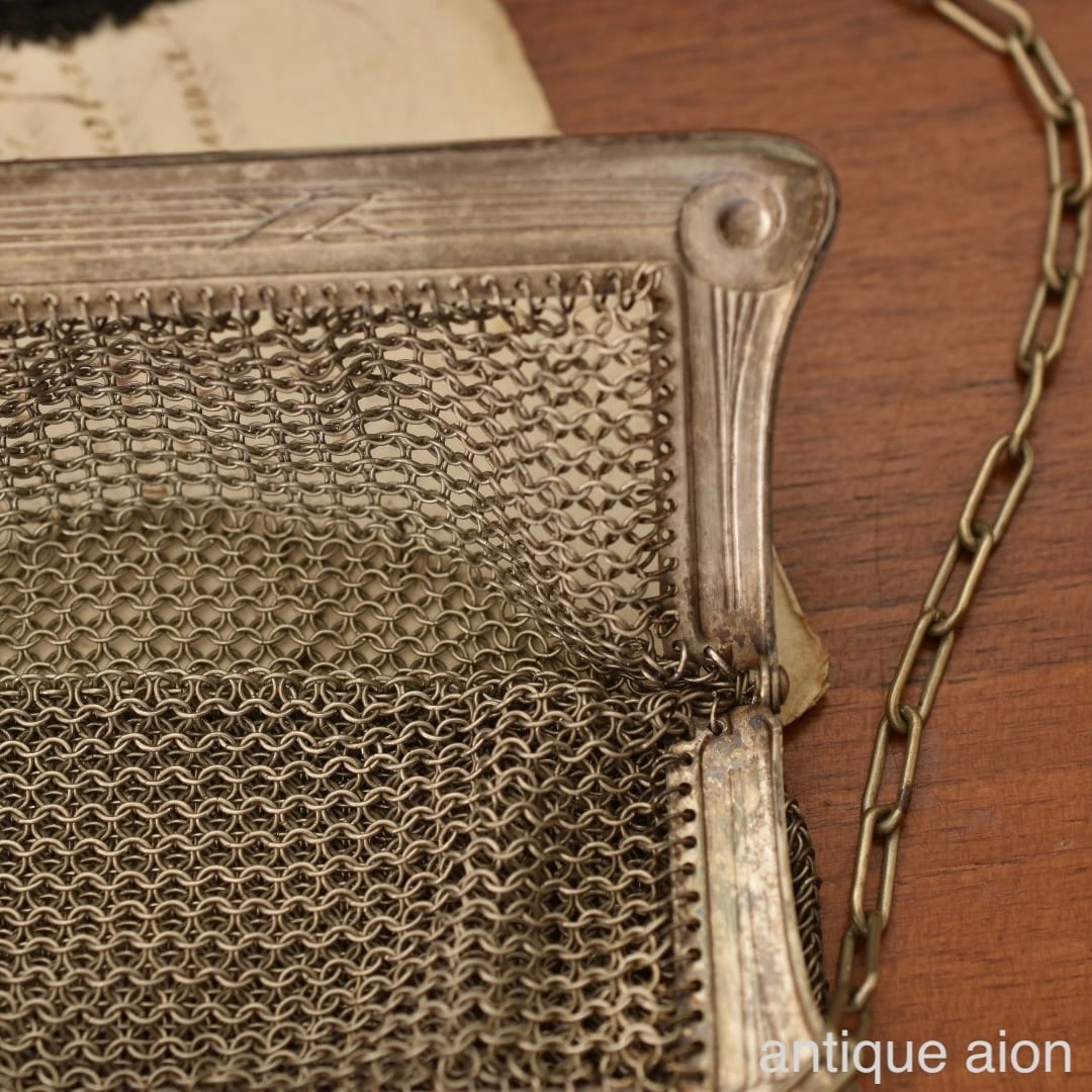 フランスアンティーク 1920年頃 メタルメッシュバッグ | Pay ID