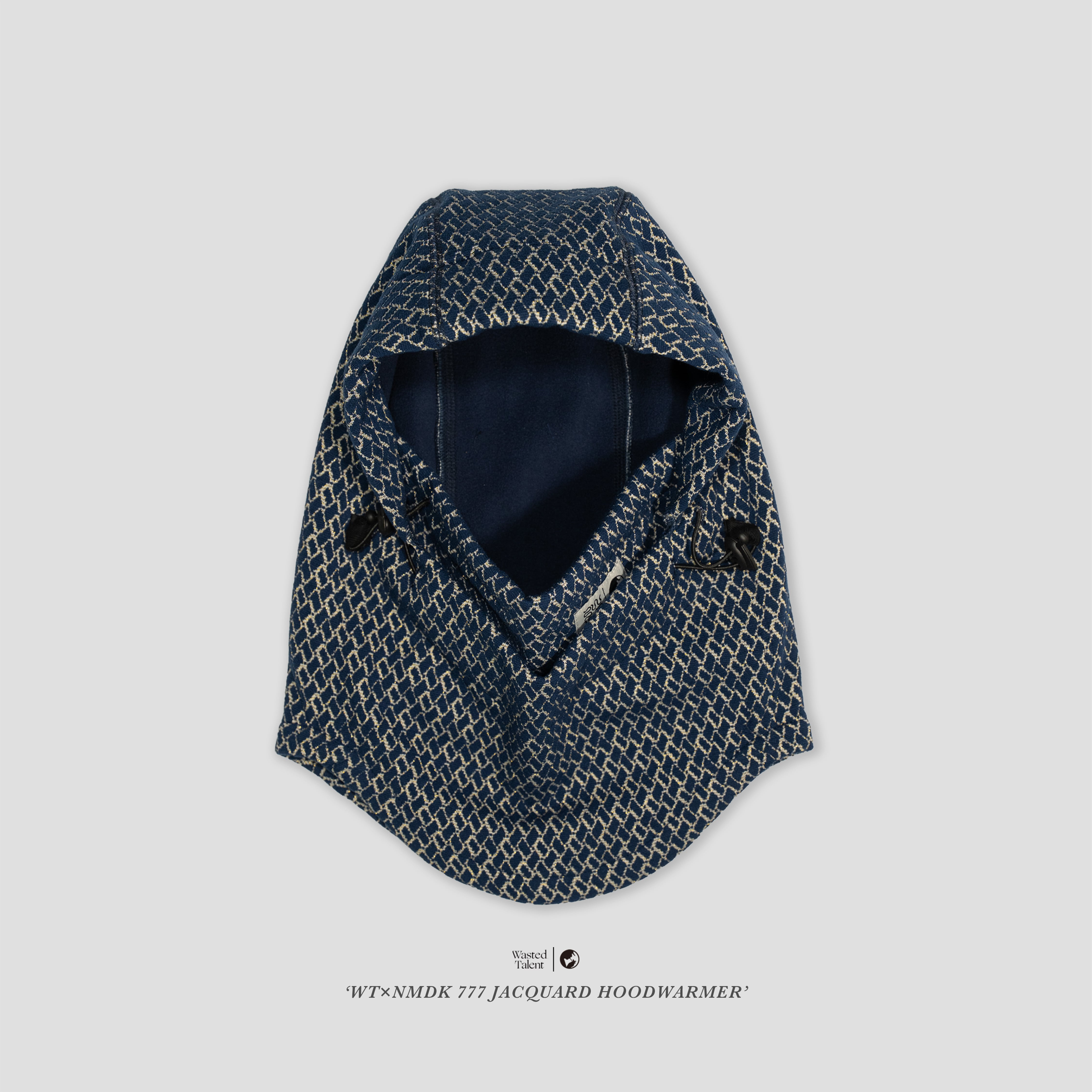 777 JACQUARD HOODWARMER 【NOMADIK×WASTED TALENT】 | NOMADIK STORE