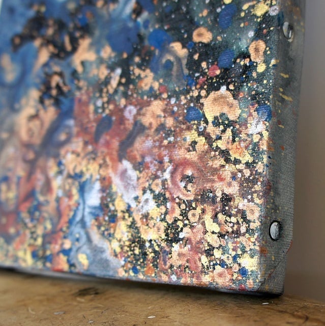 無題」 キャンバスにアクリル * 現代美術 アート作品 絵画 抽象画 内野