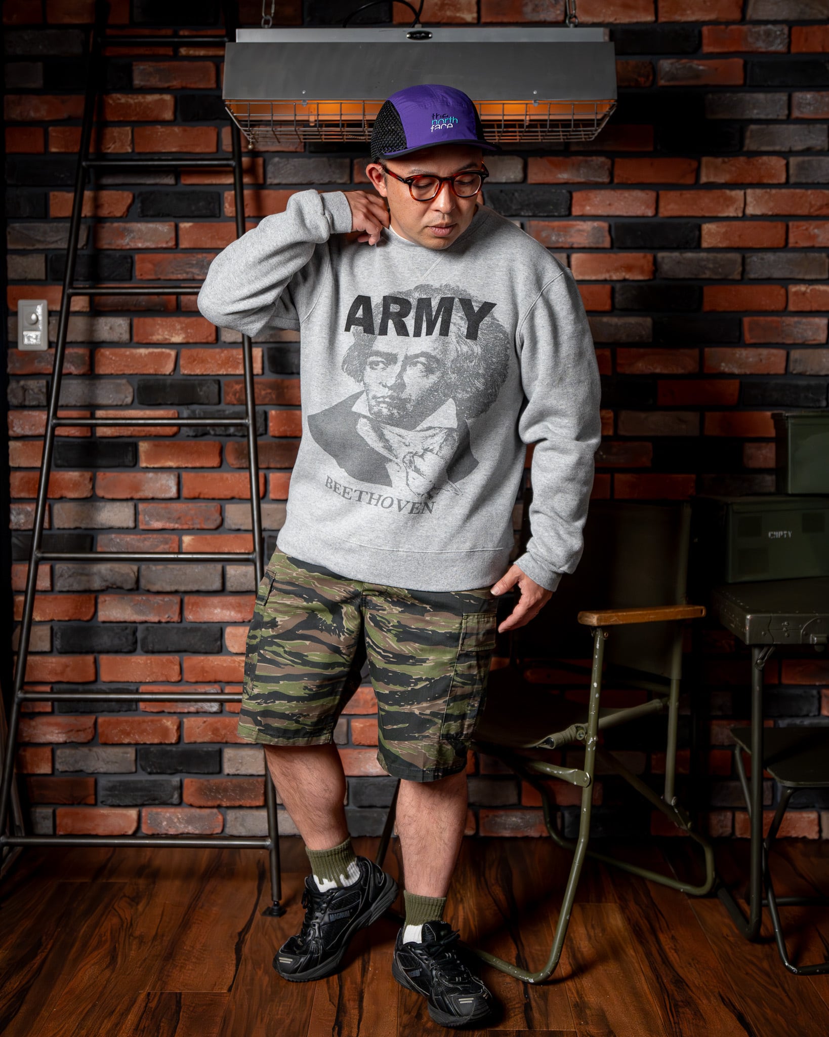 REMAKE】U.S. ARMY Physical Training Sweat Shirt 