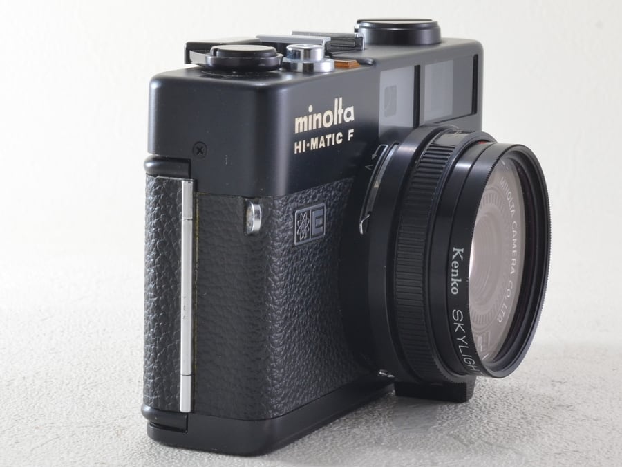 MINOLTA HI-MATIC F ブラック / ROKKOR 38mm F2.7 ミノルタ（50614