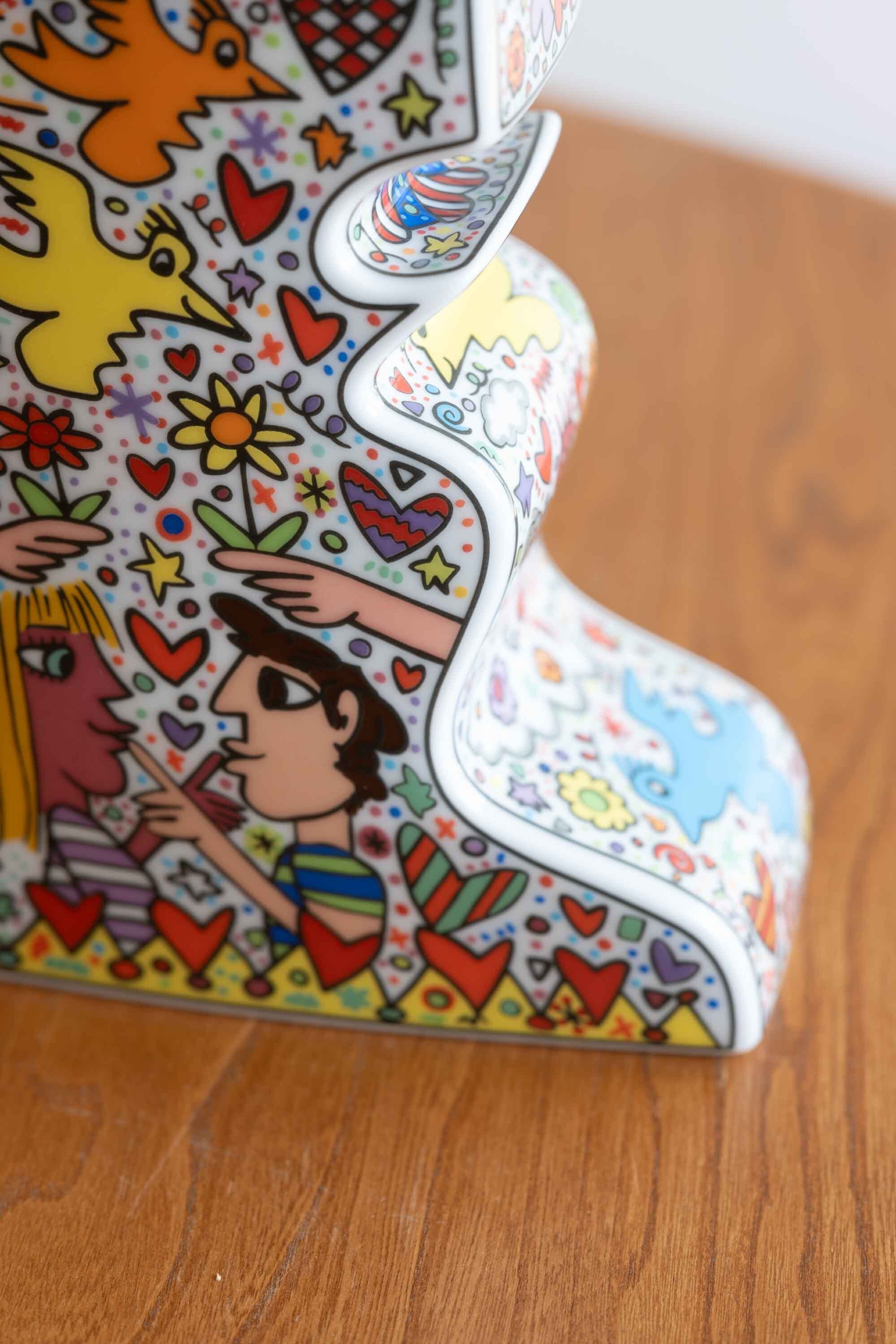James Rizzi ジェームス・リジィ デザイン Love Vase ドイツ Rosenthal