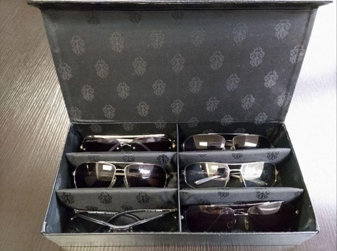 CHROME HEARTS クロムハーツ メガネ サングラス 収納ケース 6ポケット