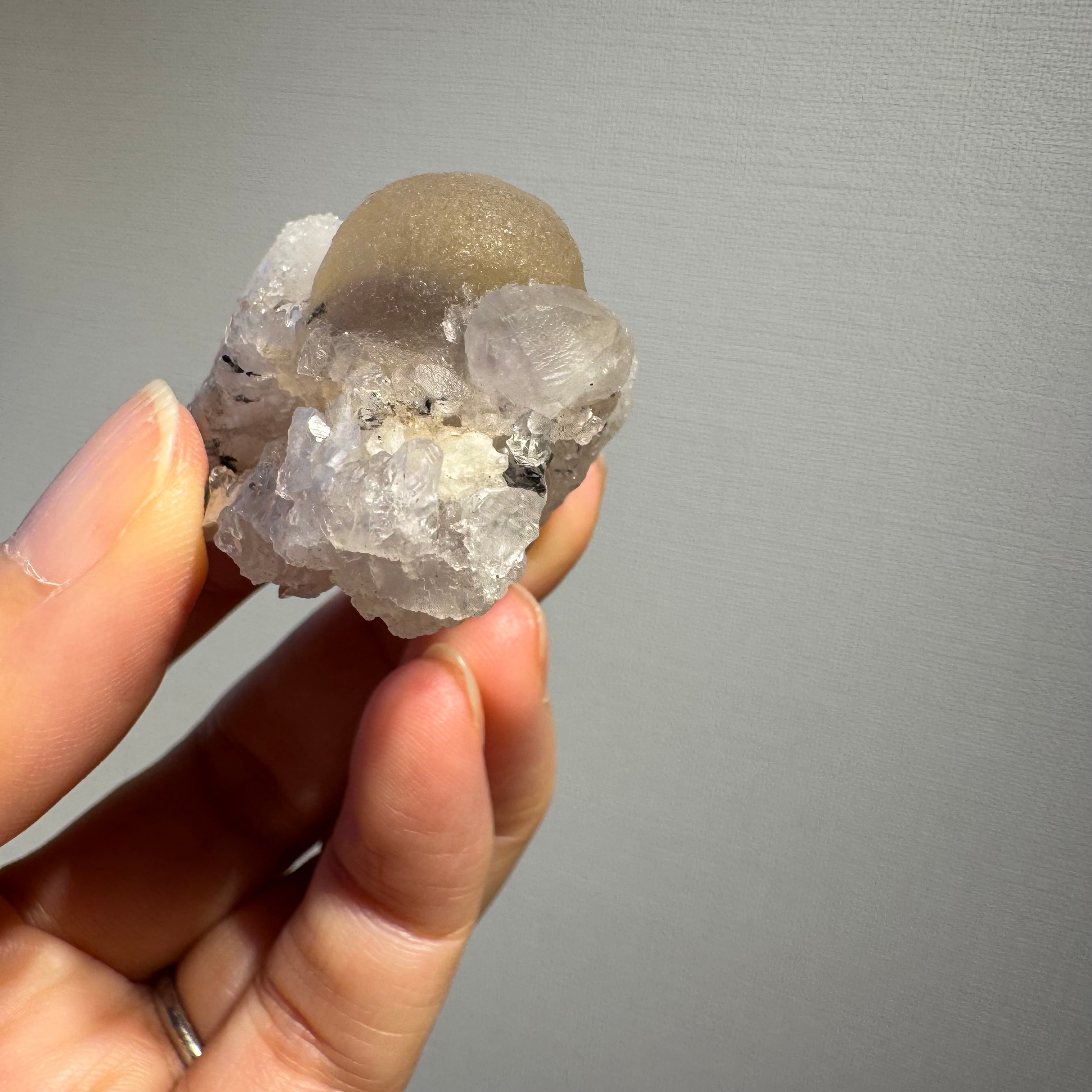 ポンデリングフローライト母岩付き＊ブドウ状蛍石原石＊251003＊天然石