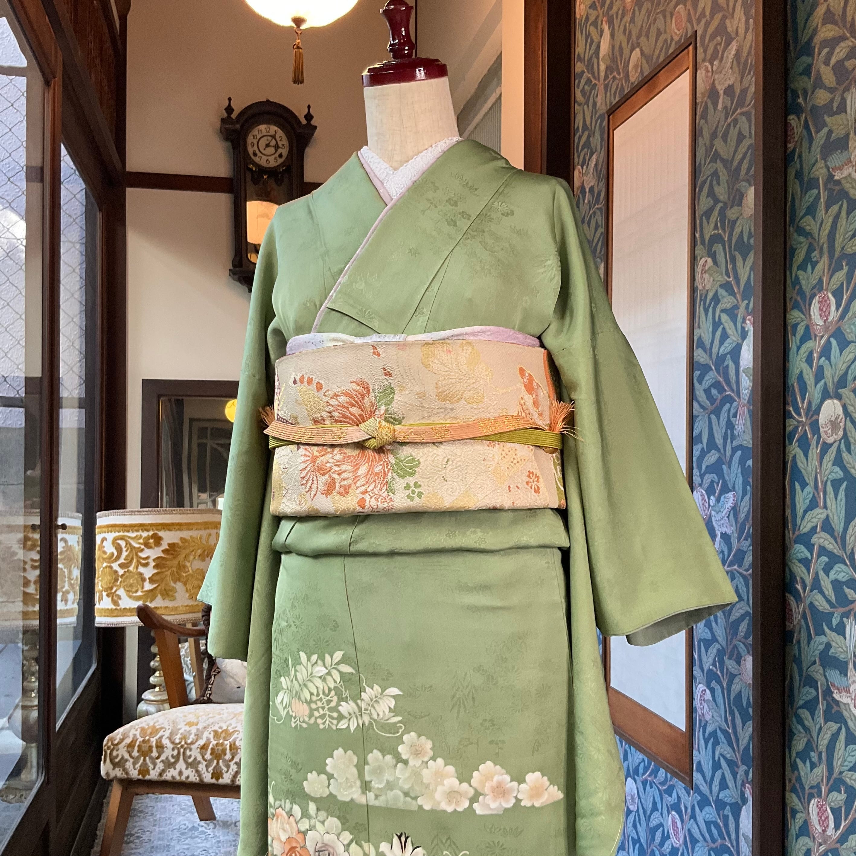 アンティーク訪問着、付下げ | kimono tento