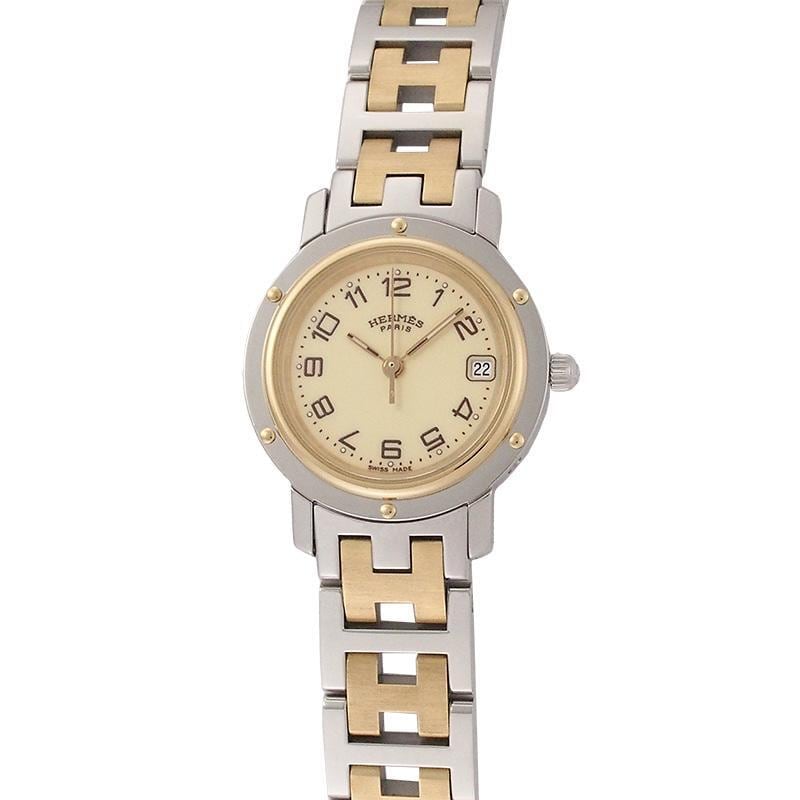 エルメス HERMES クリッパー コンビ CL4.220 クオーツ 仕上済 | 質