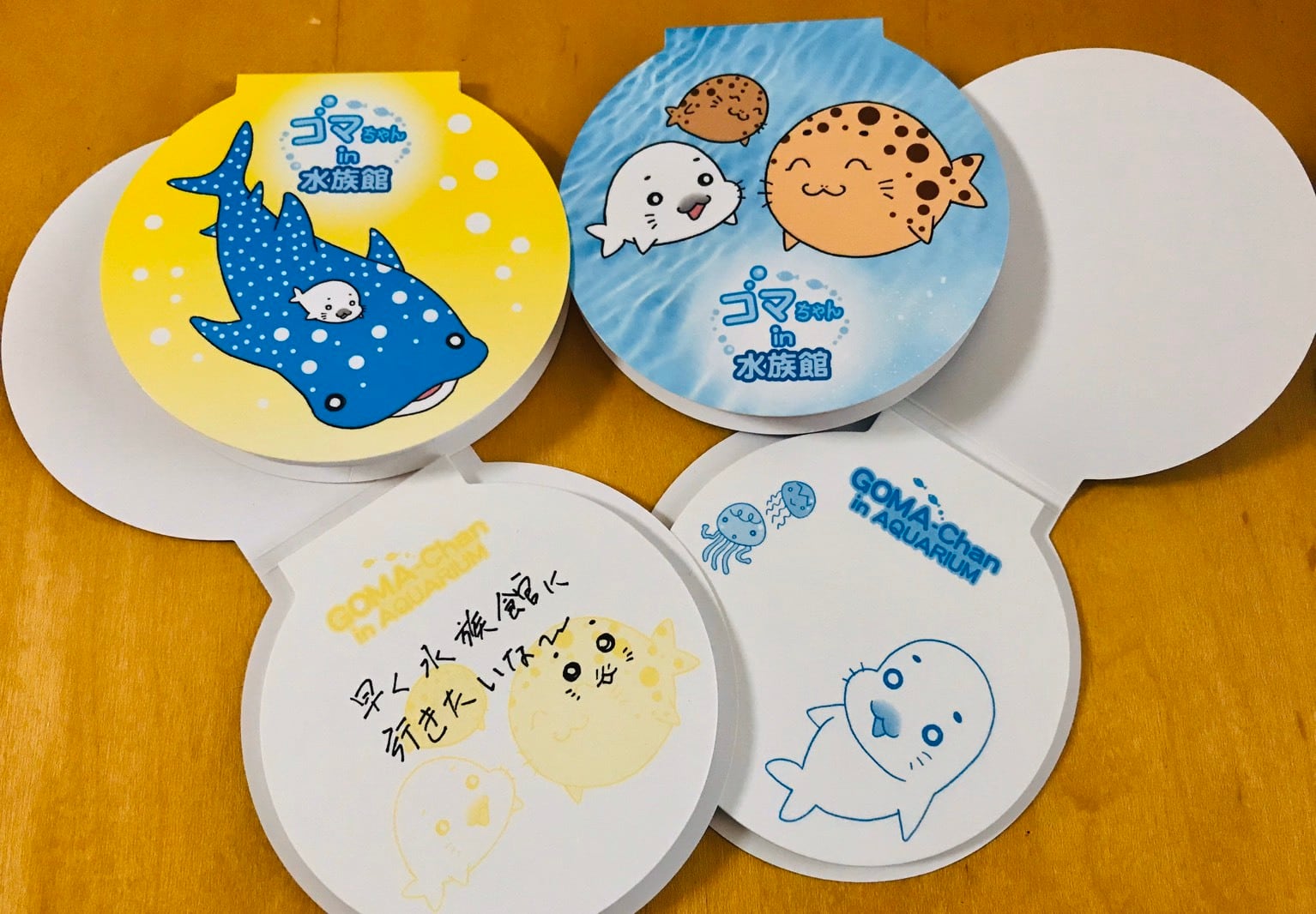 ゴマちゃん水族館メモ帳2冊セット | ゴマちゃんホンポ