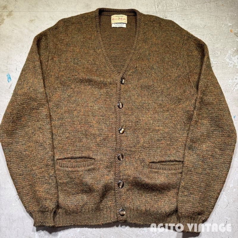 60's ROBERT BRUCE ロバートブルース ボーダーモヘアニットセーター