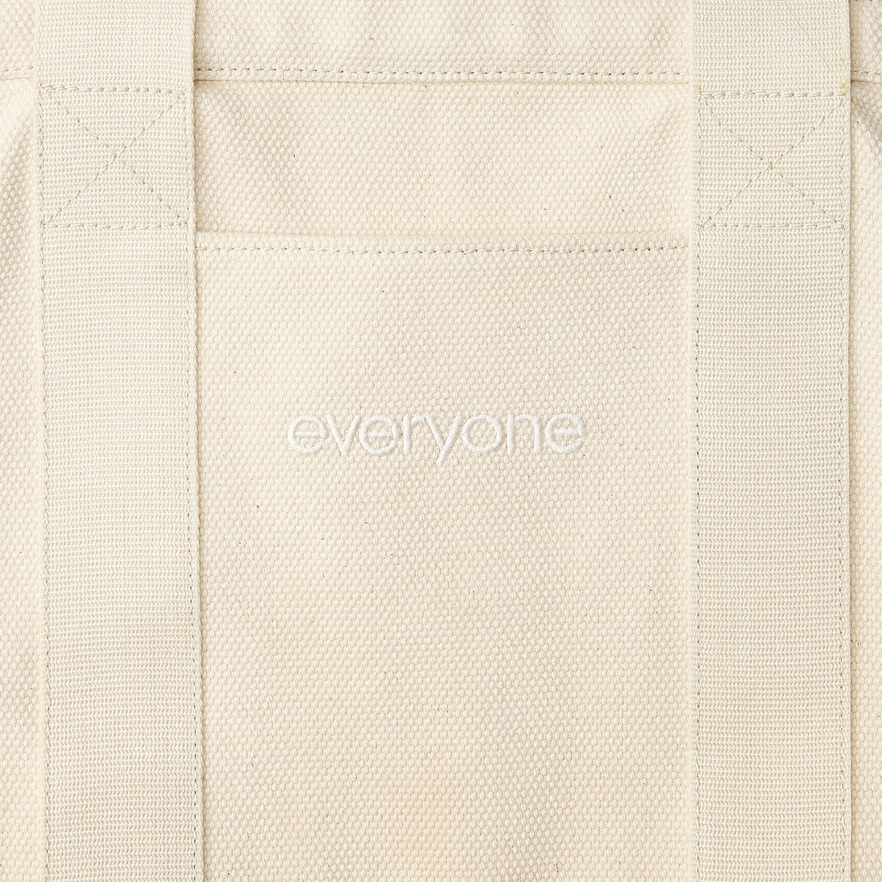 everyone canvas big tote (NATURAL) | everyone