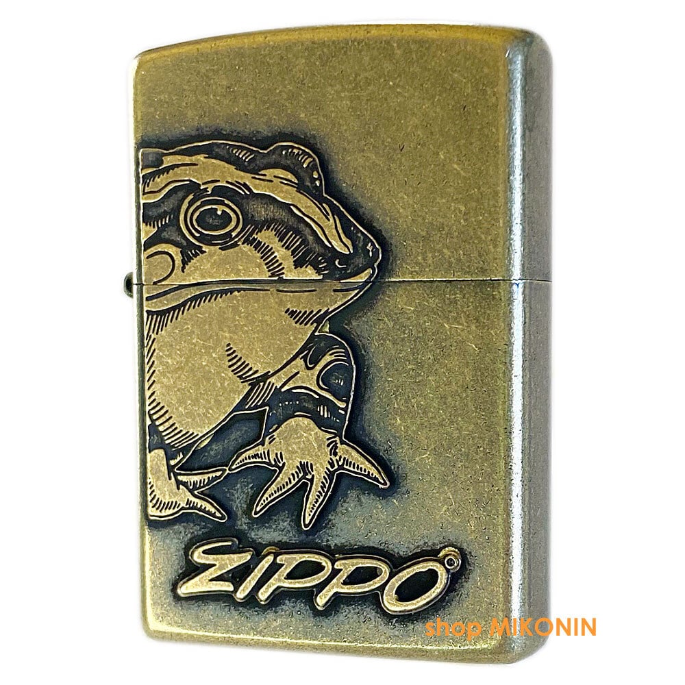 ZIPPO フロッグ クラシックメタル BS ブラス ユーズド仕上げ カエル