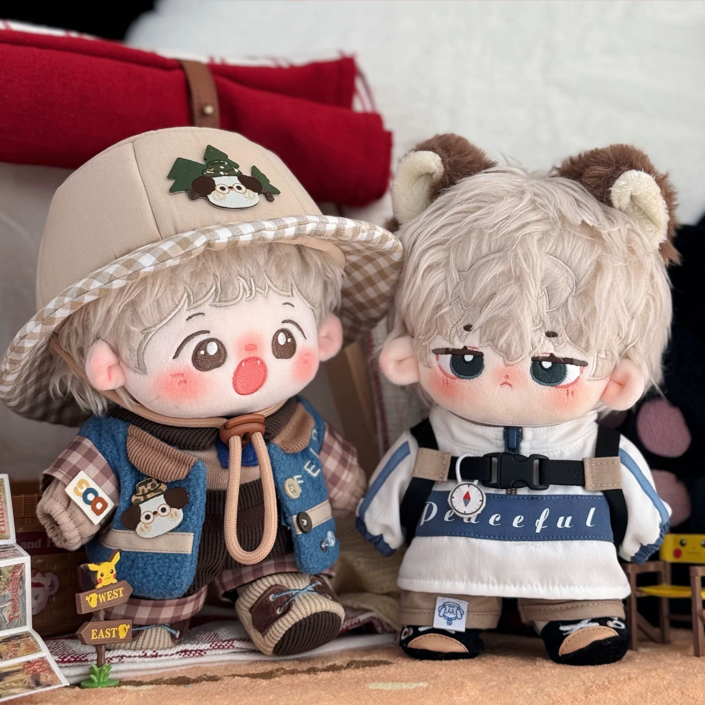 20cmぬいぐるみ用 着せ替えぬい服 ぬい服 探検家 冒険者 5点セット