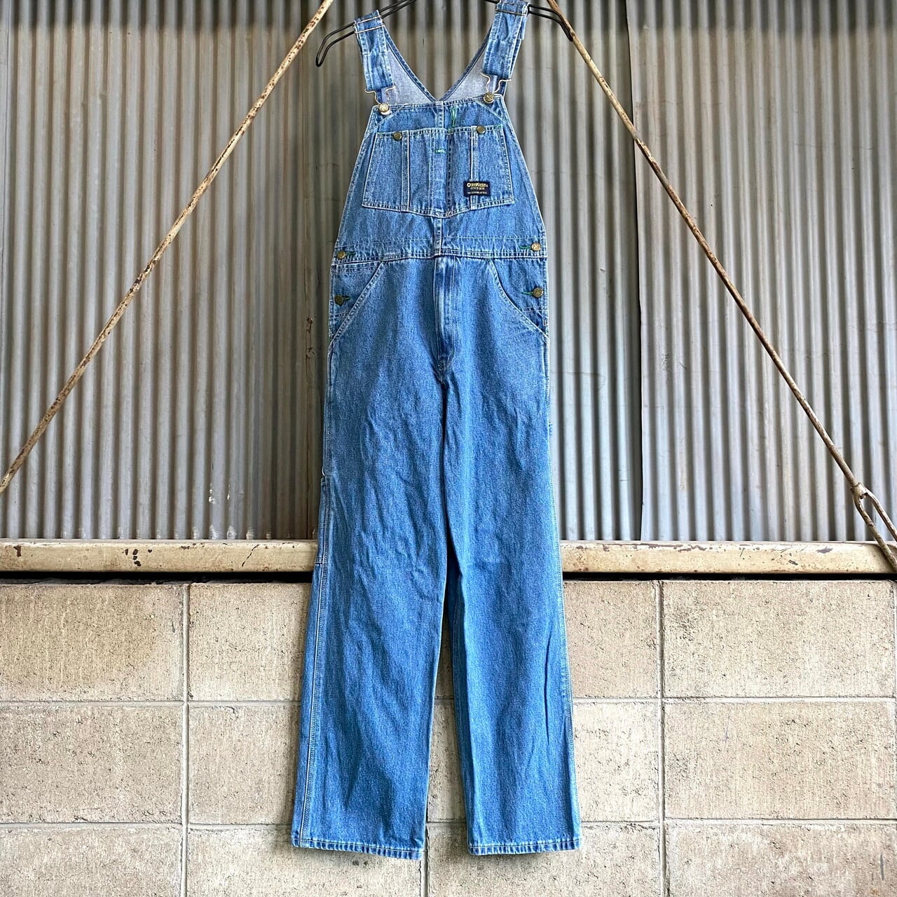 OSHKOSH オシュコシュ デニム オーバーオール レディースW28 古着