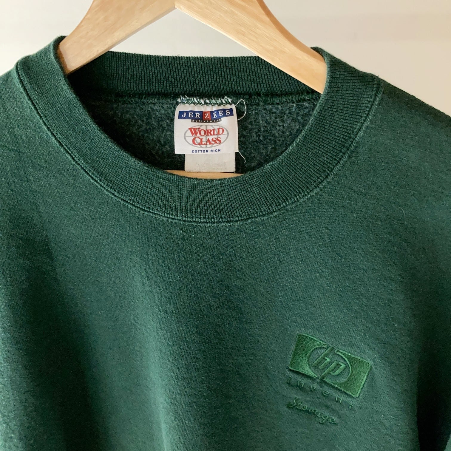 HP 企業刺繍スウェット ダークグリーン【0226A52】 | 【公式】Thrift