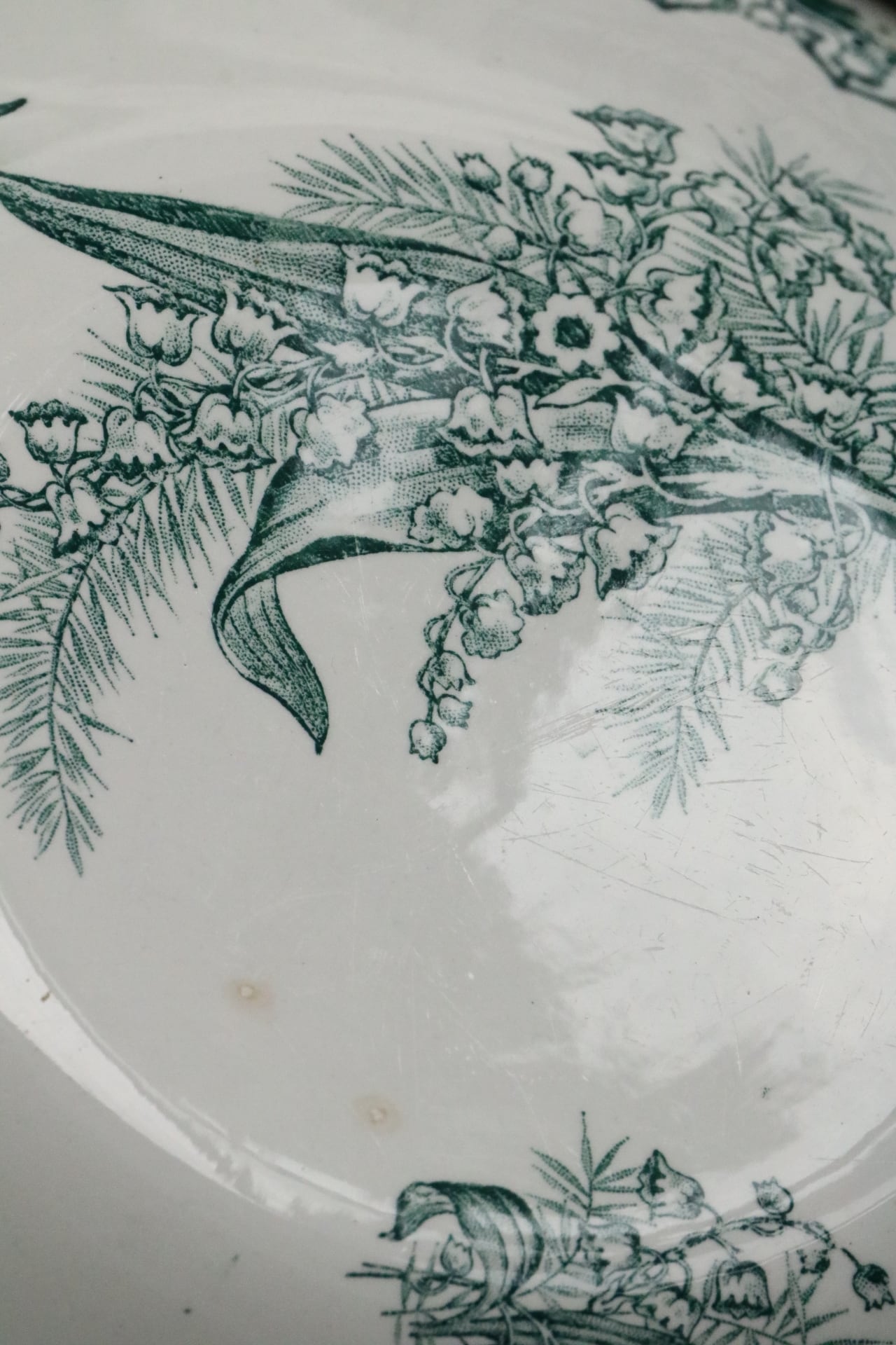 フランス アンティーク スズラン プレート カロット皿 深皿 | 西洋