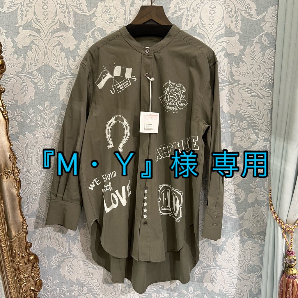 ユキエモン 《yukiemon》 ストライプ ケイトリンブラウス | TAO