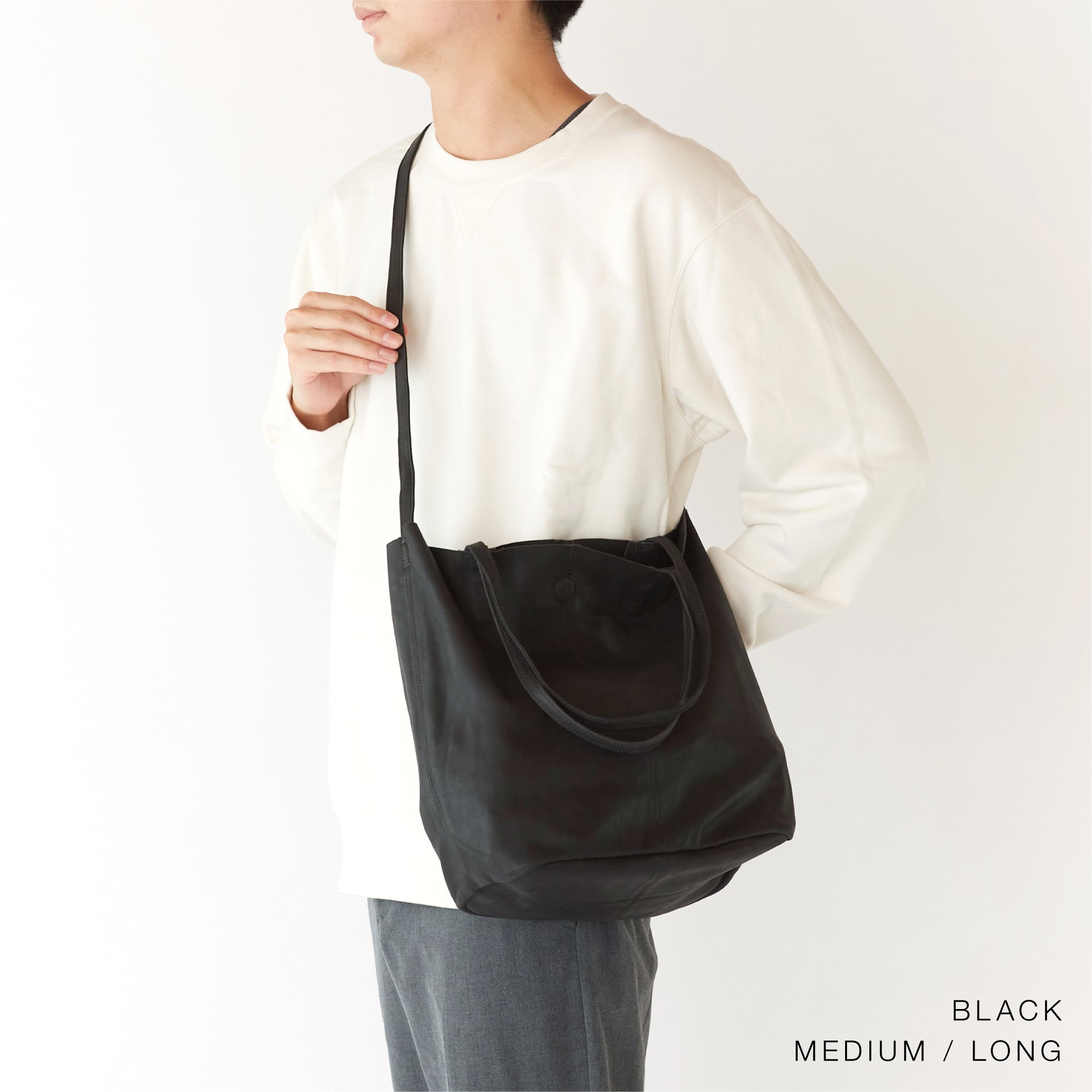 3WAY MEDIUM TOTE（M size）BLACK | Morphee（モルフェ）