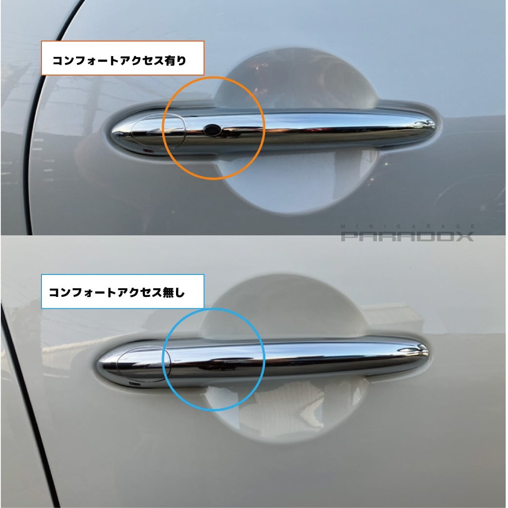 ドアハンドルカバー ブラック（F54） | ミニガレージパラドックス