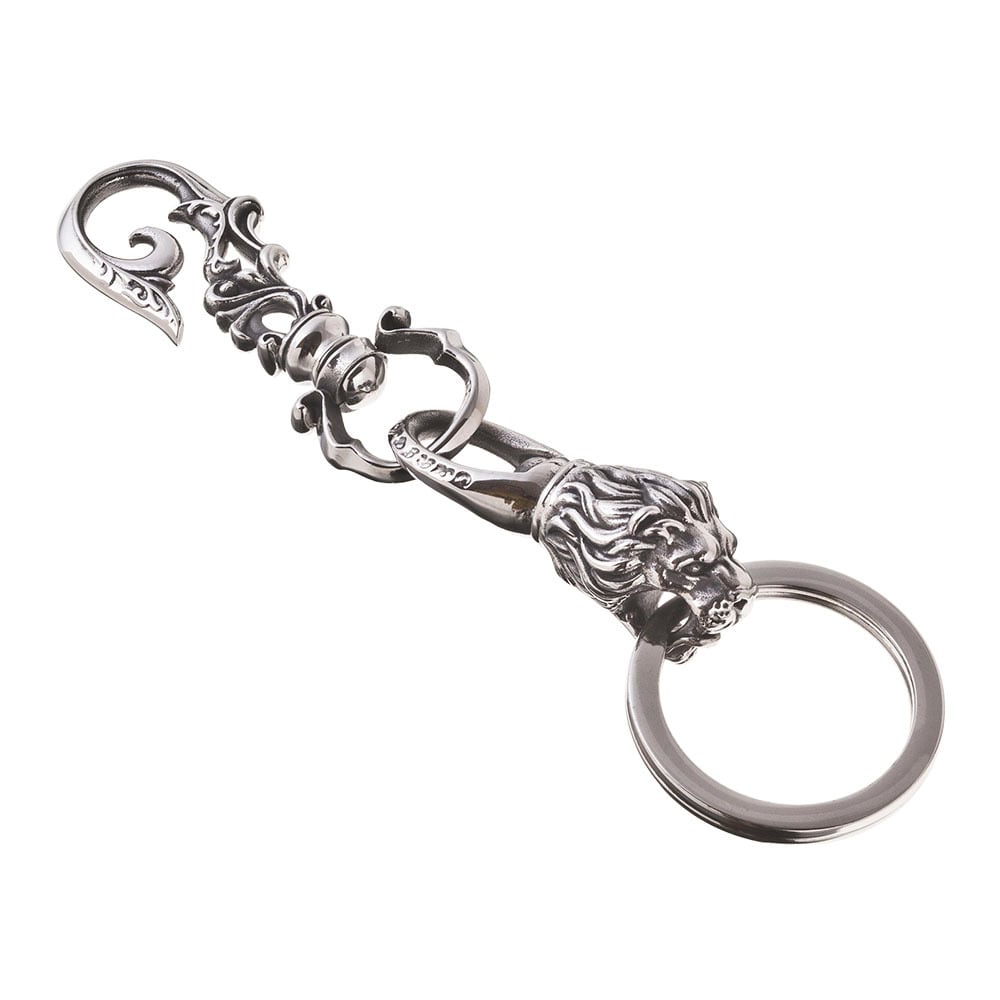 ライオンフックキーホルダー ACK0042 Lion hook keychain シルバー