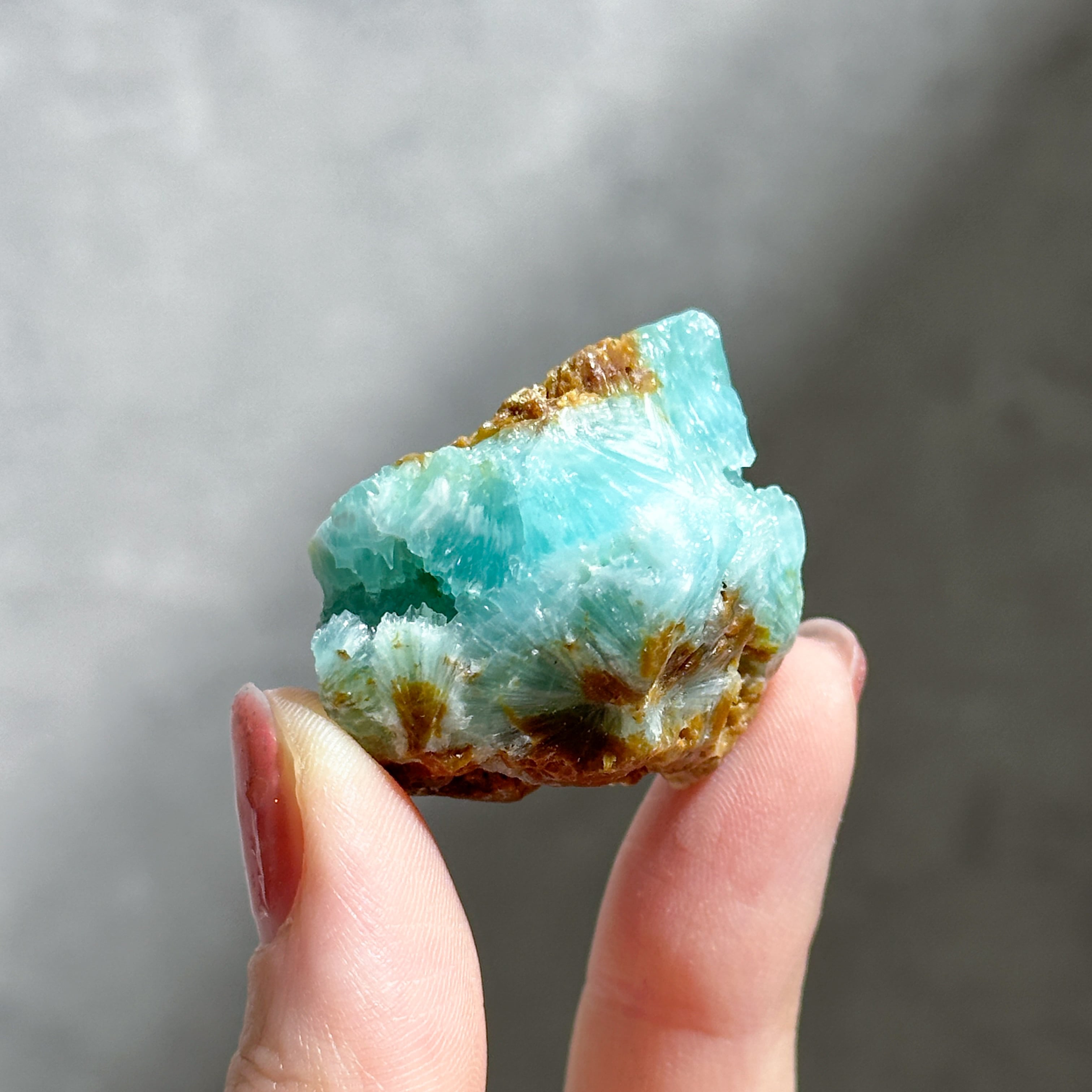 ブルーアラゴナイト 原石43◇Blue Aragonite◇天然石・鉱物