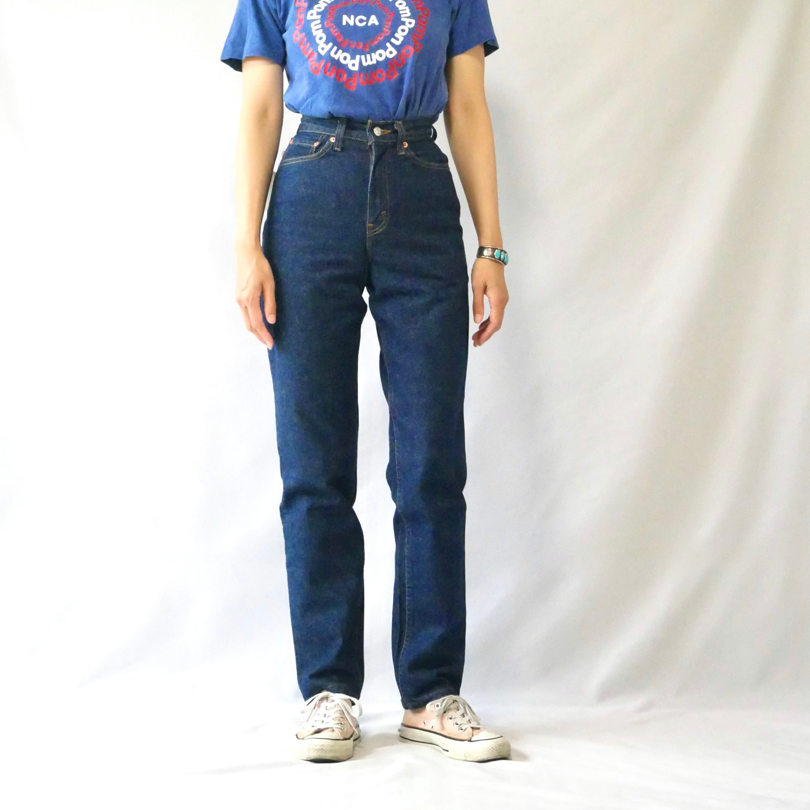 Deadstock 90s USA Levi's 505 high waist denim pants size 3