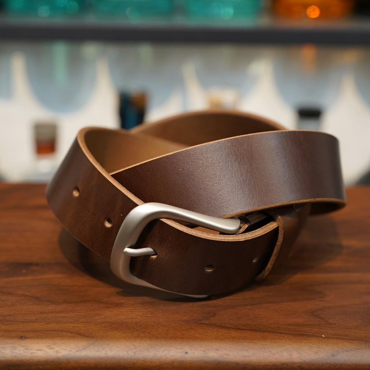 Circus of Happiness ラフフラットベルト クロムエクセルレザー